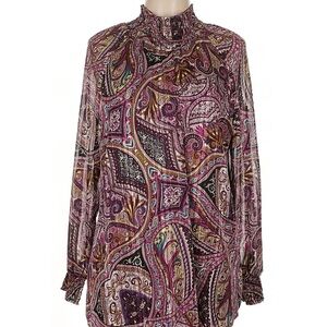 Chico's Multicolor Paisley Tunic